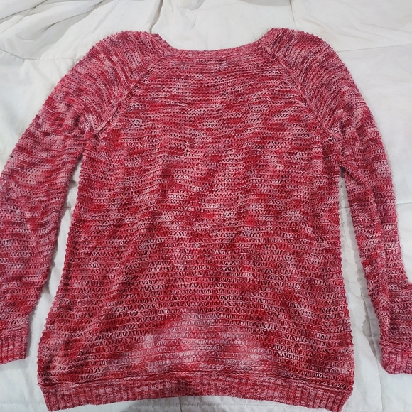 LC Lauren Conrad Textured Red Sweater - Picture 6 of 7